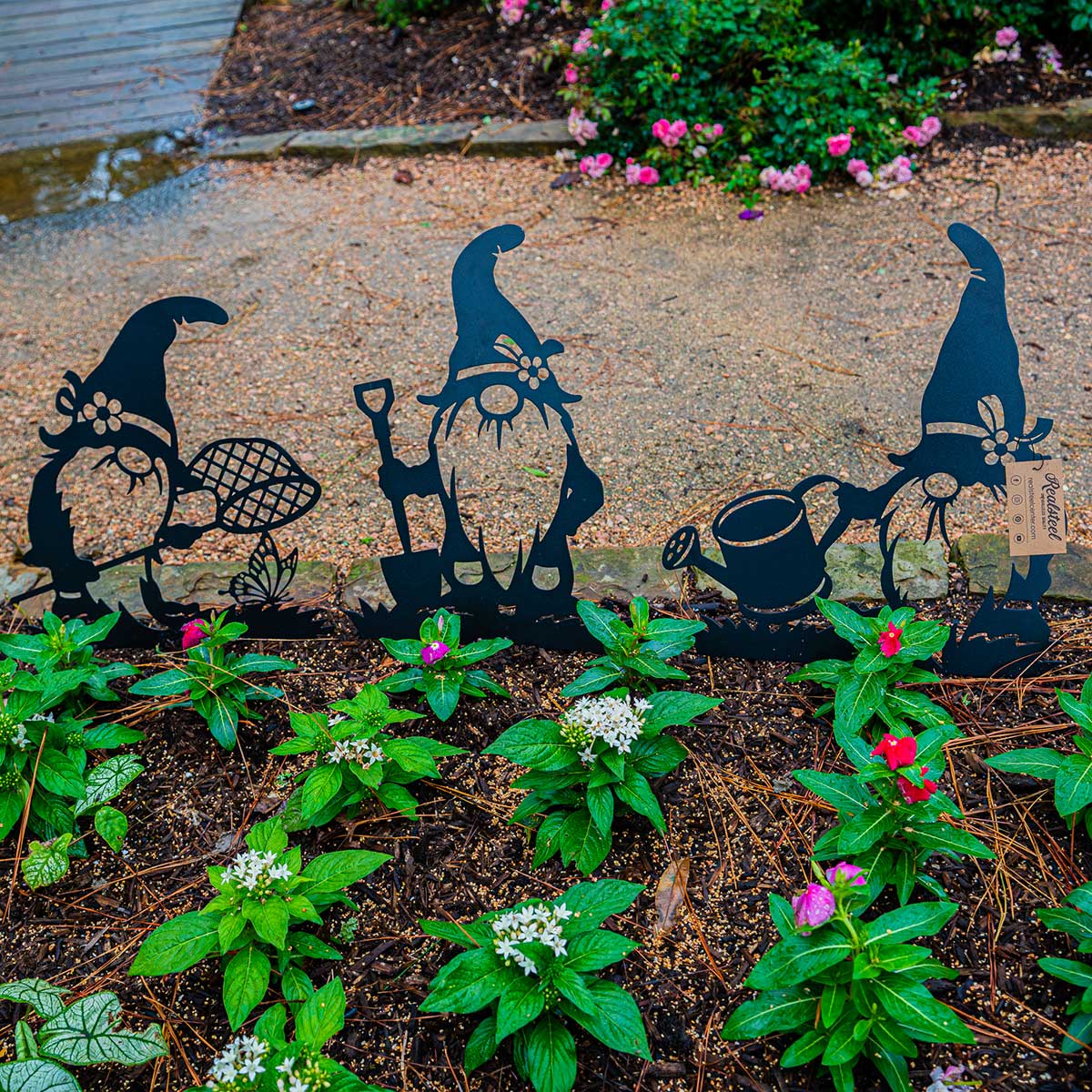 Garden Art - Gnomes Gardening Pack - Black - Assorted