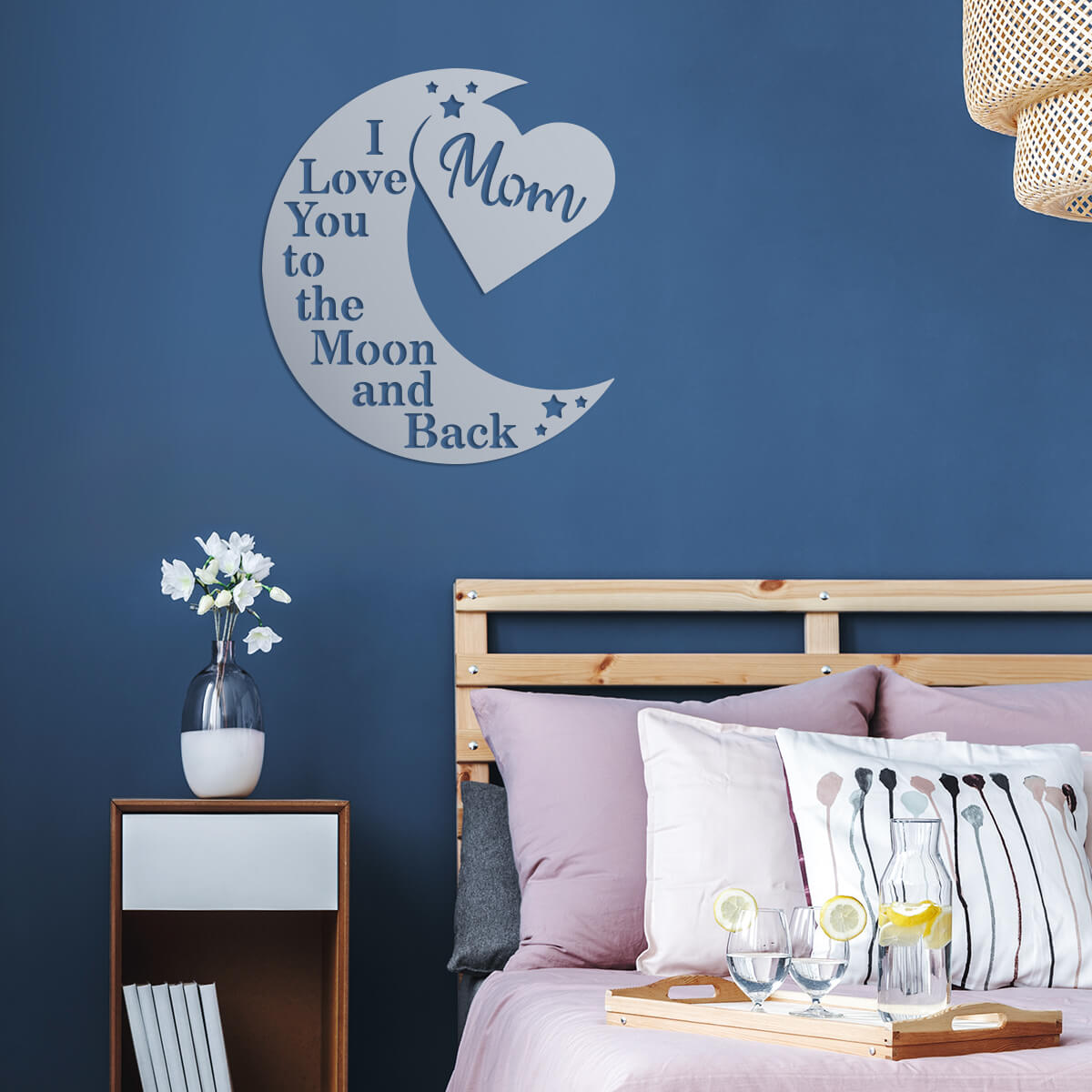 Love You To The Moon Wall Art Mom Ltd Realsteel Center