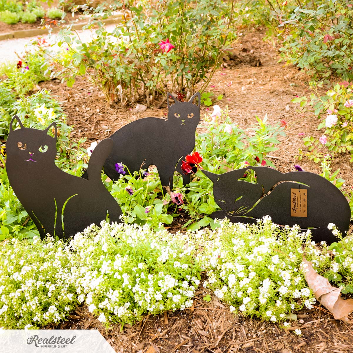 Garden Art - Cats 3 Pack 2nd Ed by RealSteel