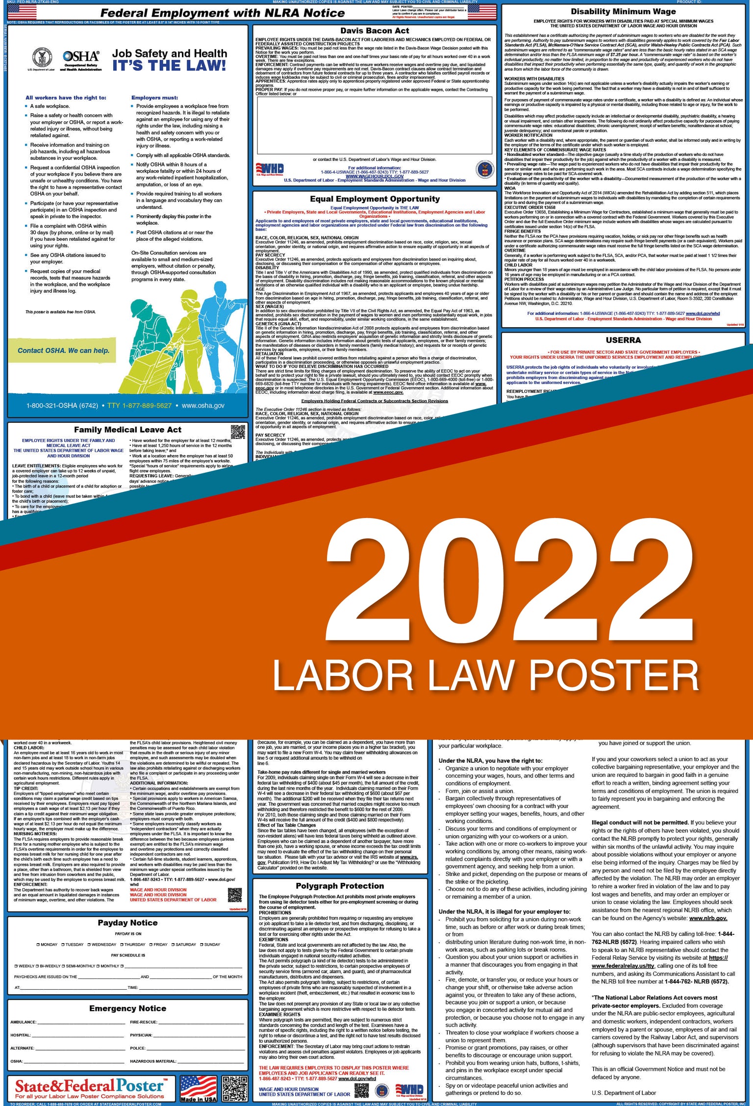 Printable Labor Law Posters