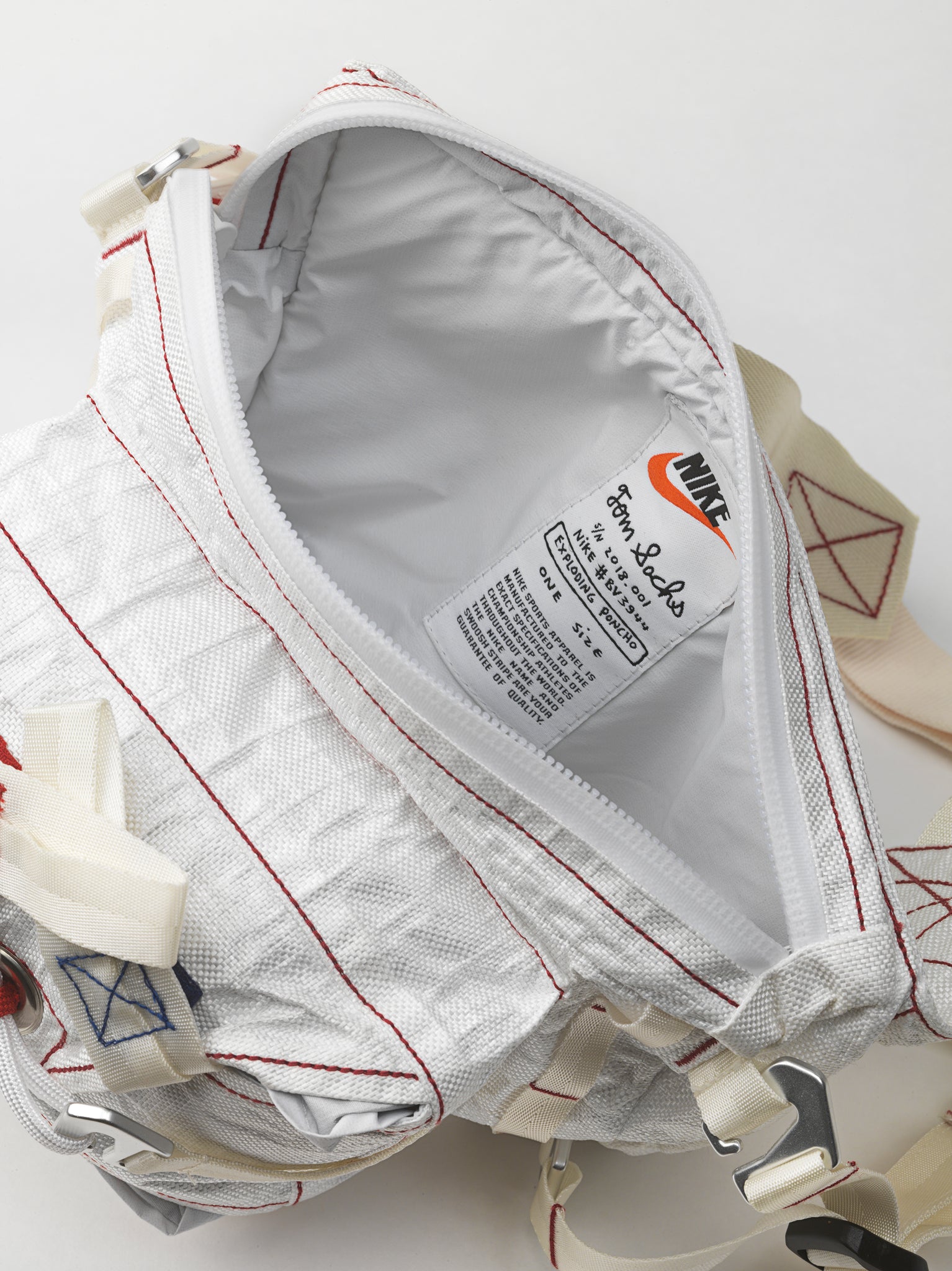 tom sachs nike exploding poncho