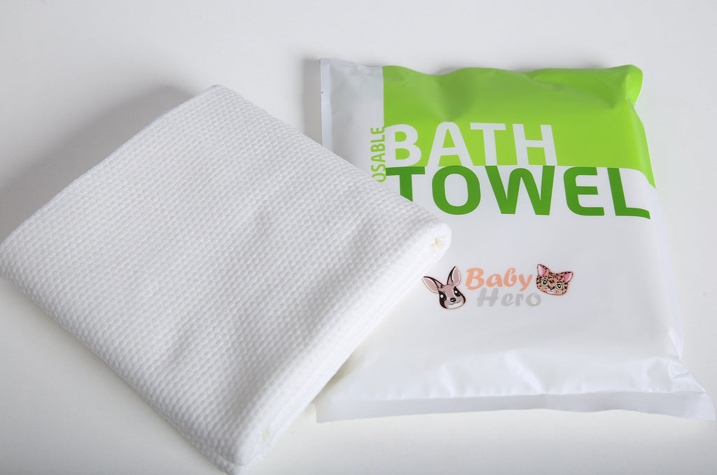 disposable bath towels