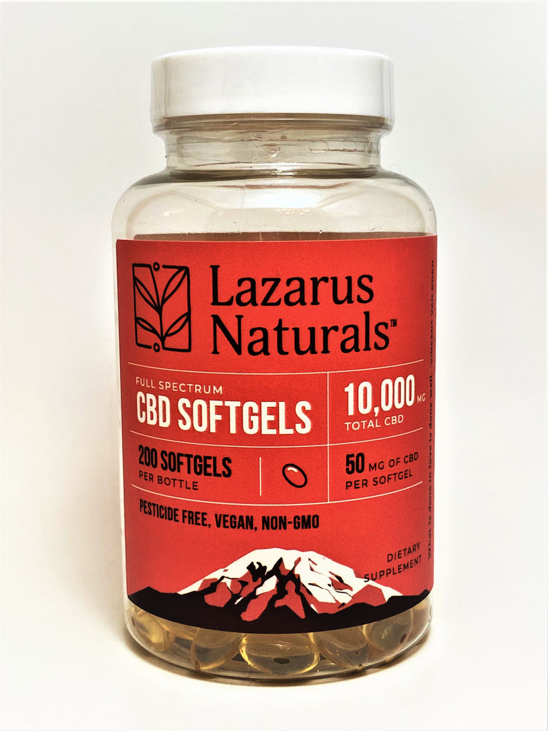 lazarus cbd softgels