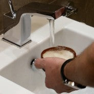 Goap shave soap lather 2