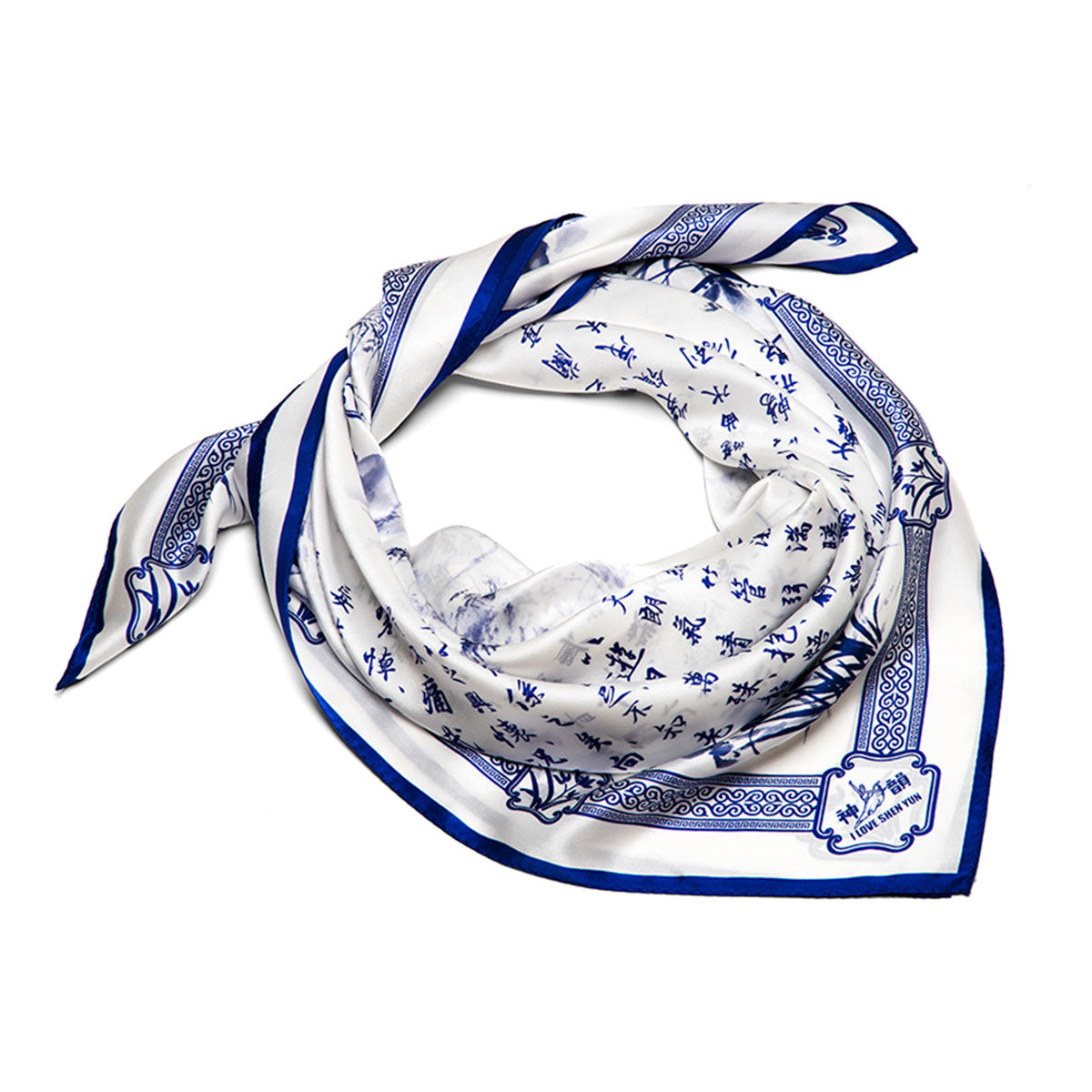 Poets of the Orchid Pavilion Silk Scarf | Shen Yun Shop
