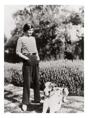 Chanel and Gigot striped breton top 1928