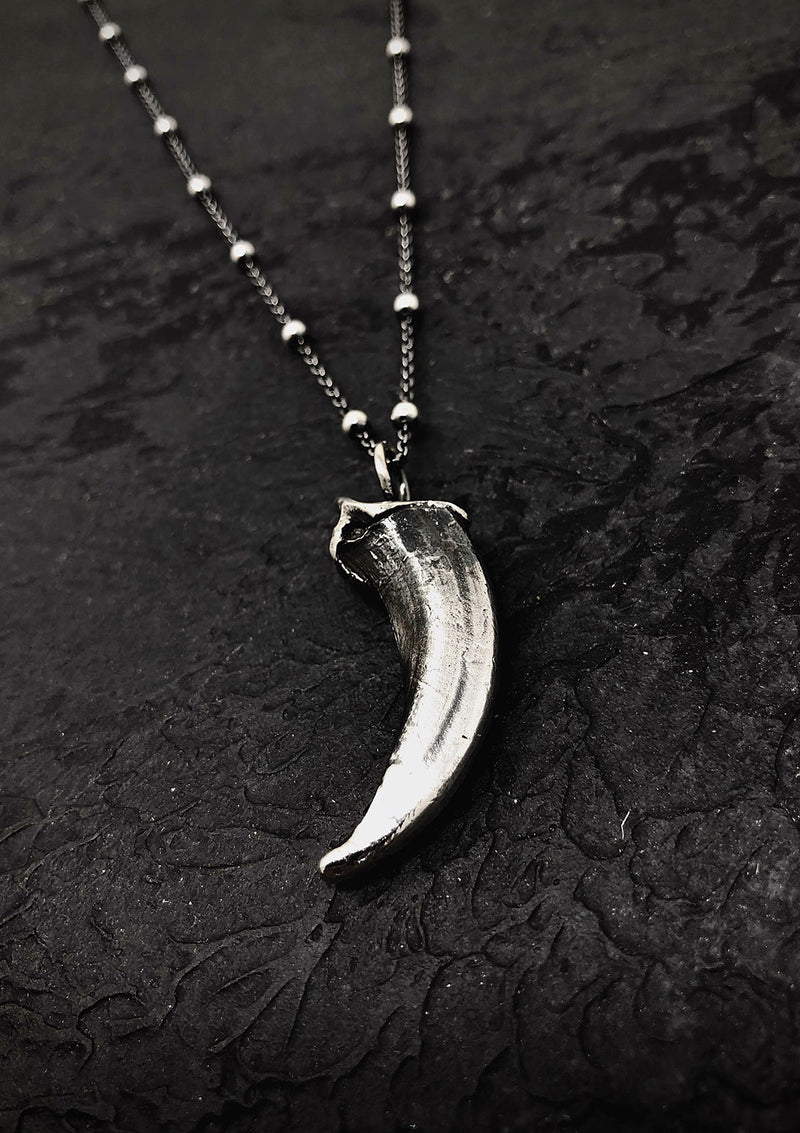 Fenrir - Wolf claw pendant in solid sterling silver - Thorn & Claw ...