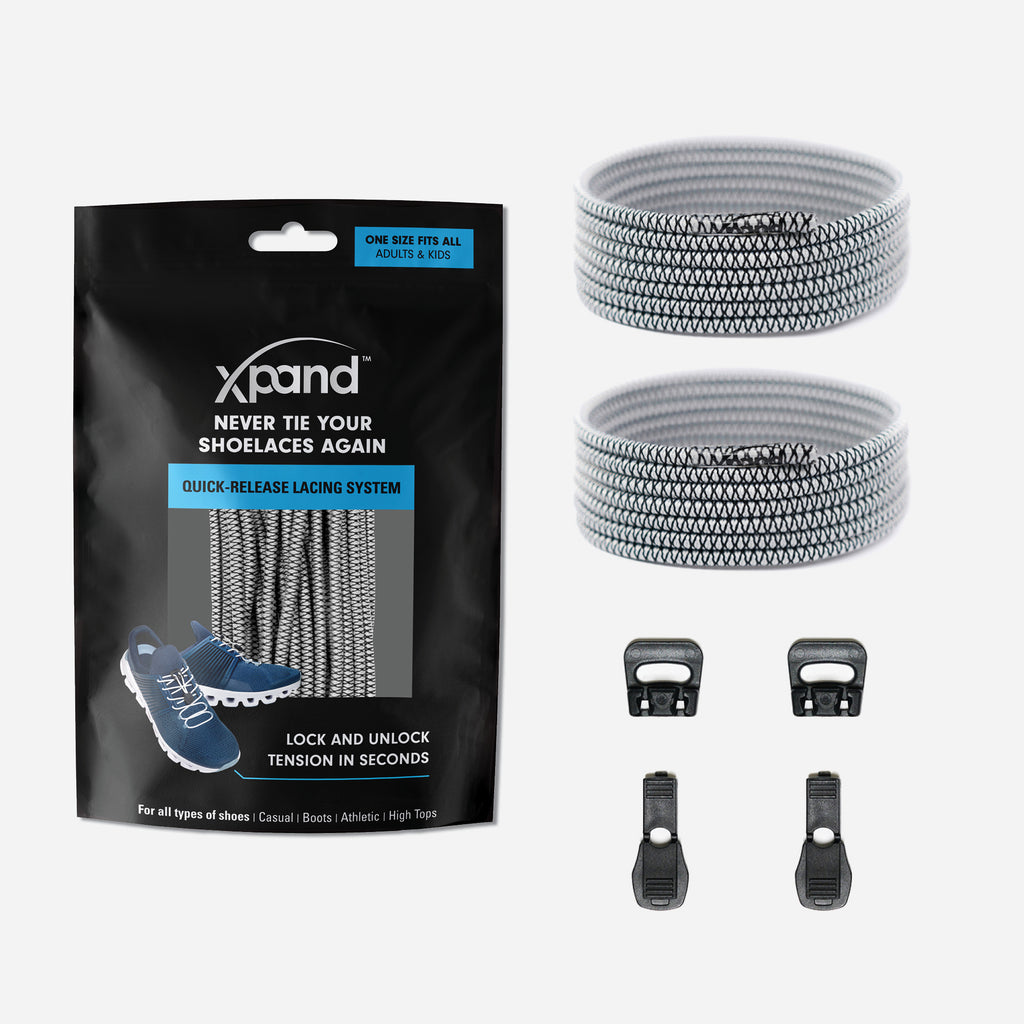 Xpand Quick Release Round Elastic Shoe Laces 15+ Colours