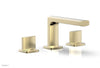 RADI Widespread Faucet - Blade Handles Low Spout 181-04