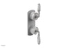 VALENCIA - Thermostatic Valve with Volume Control or Diverter, White Marble Lever Handles 4-453B