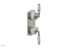 VALENCIA - Thermostatic Valve with Volume Control or Diverter, White Marble Lever Handles 4-453B