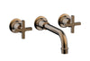 HEX MODERN Wall Tub Set - Cross Handles 501-58