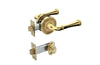 BEADED Door Lever w/ Privacy Bolt 5253