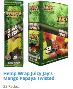 Juicy Jay blunt mango & papaya 25*2