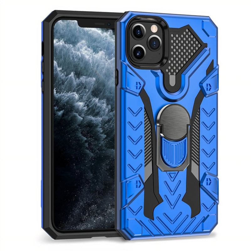 Magnetic Shockproof Full Armor iPhone Case with Stand
