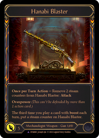 Hanabi Blaster - Dynasty - Flesh & Blood TCG - FaB Foundry