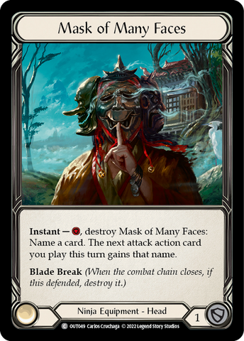 Mask of Perdition - Dynasty - Flesh & Blood TCG - FaB Foundry