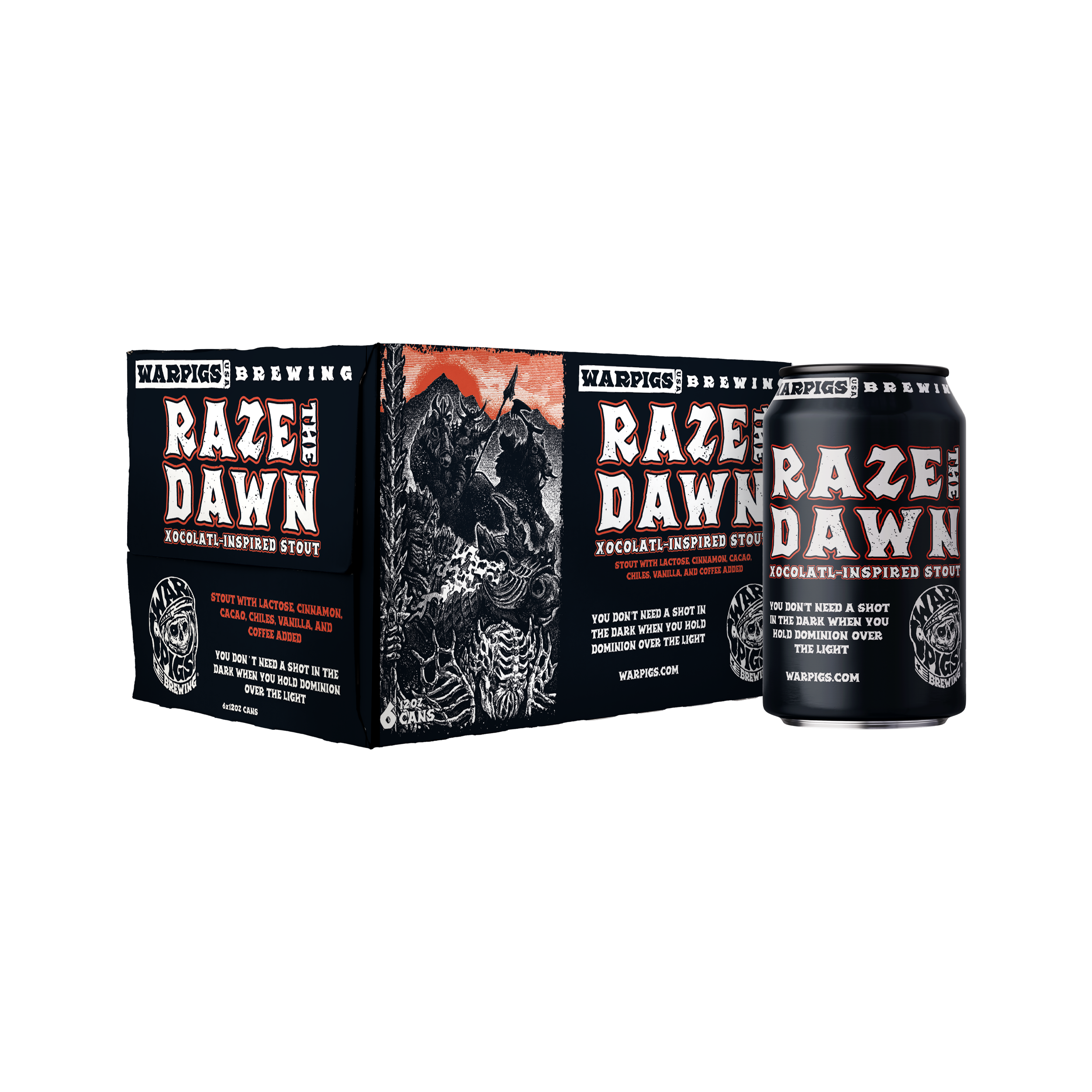 WarPigs Raze the Dawn 12oz Cans – PICK-UP ONLY