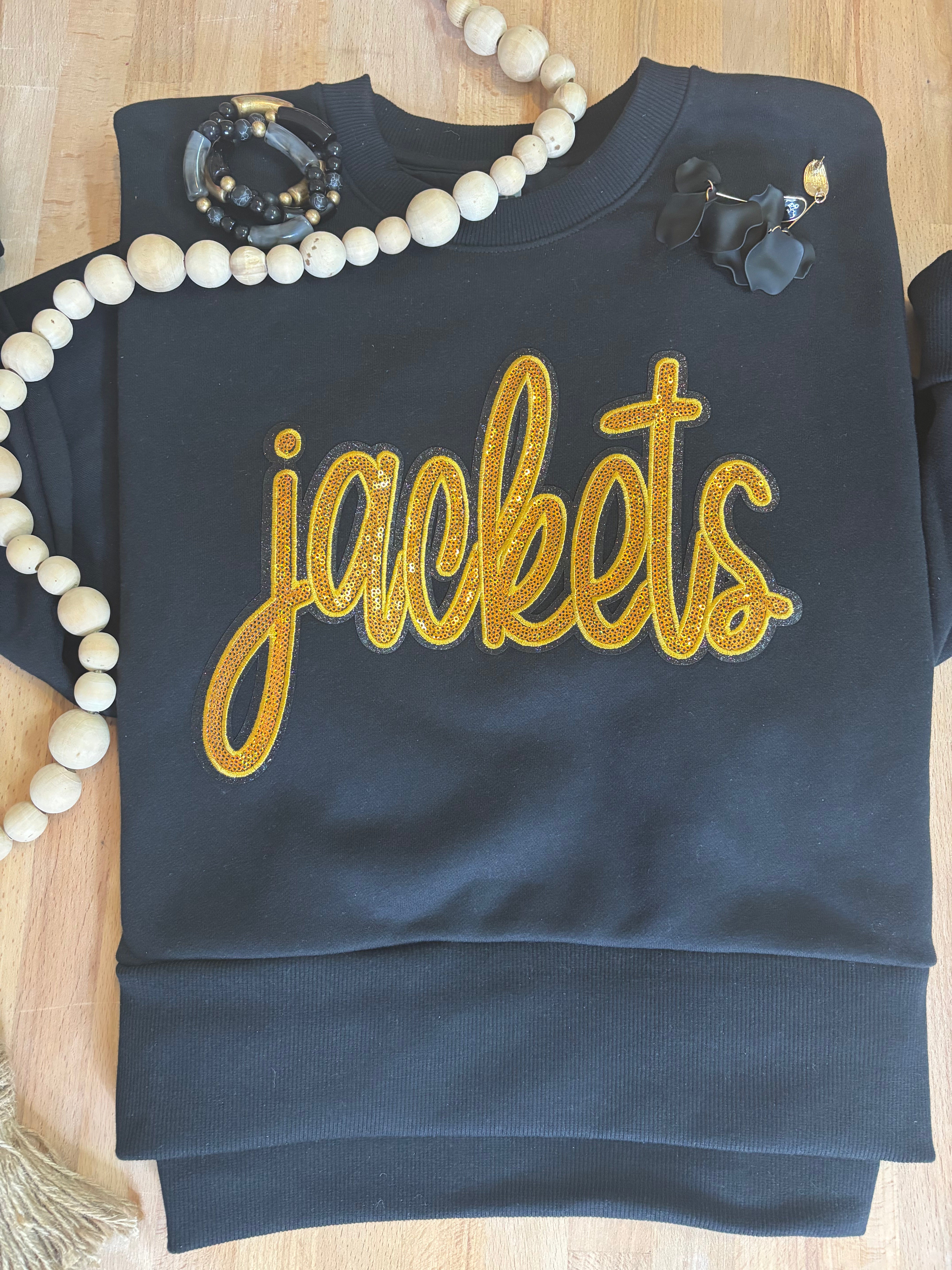 Yellowjacket Sequin Sweatshirt