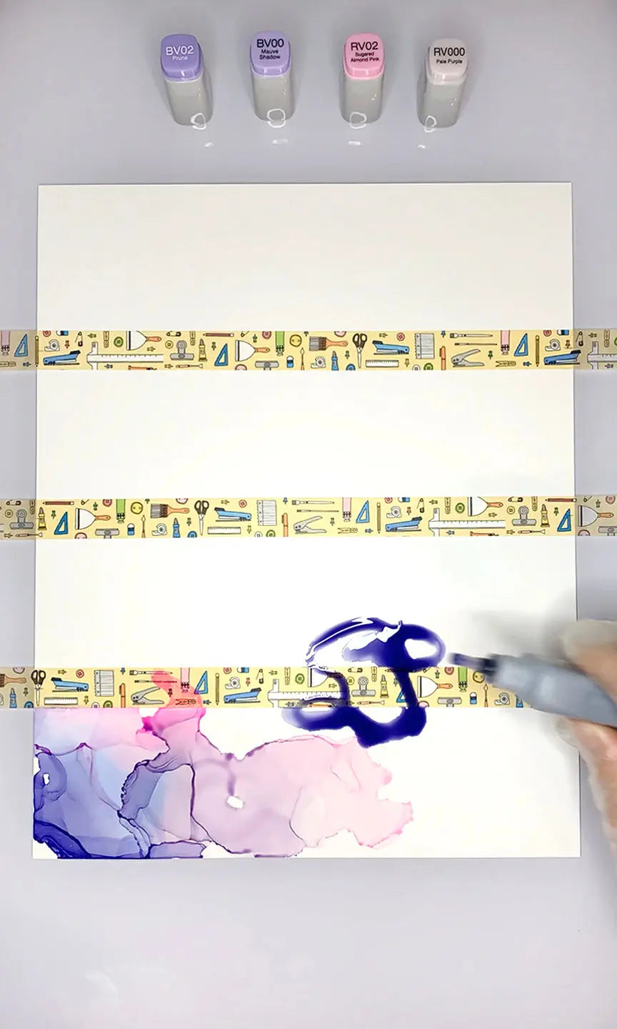 Copic Ink; Painting Bookmarks