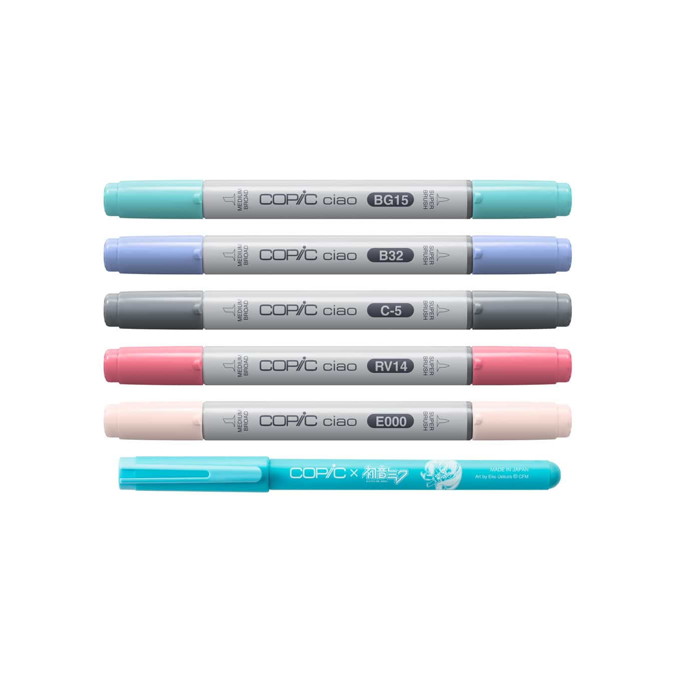 Copic Ciao x HATSUNE MIKU Limited Edition SET