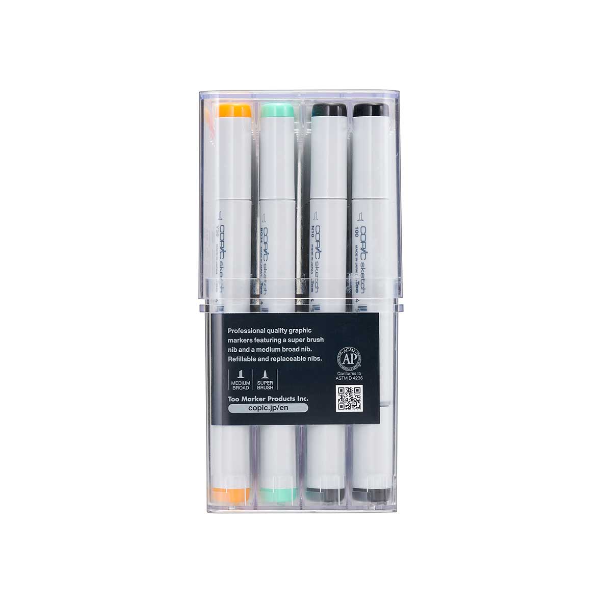 Copic Marker 72 Piece Sketch Set A (Twin Tipped) - Artist Markers Anime  Comic 660960103298