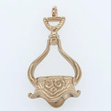 Gold Stirrup Charm