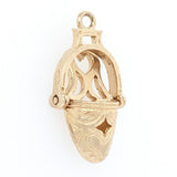 Gold Stirrup Charm