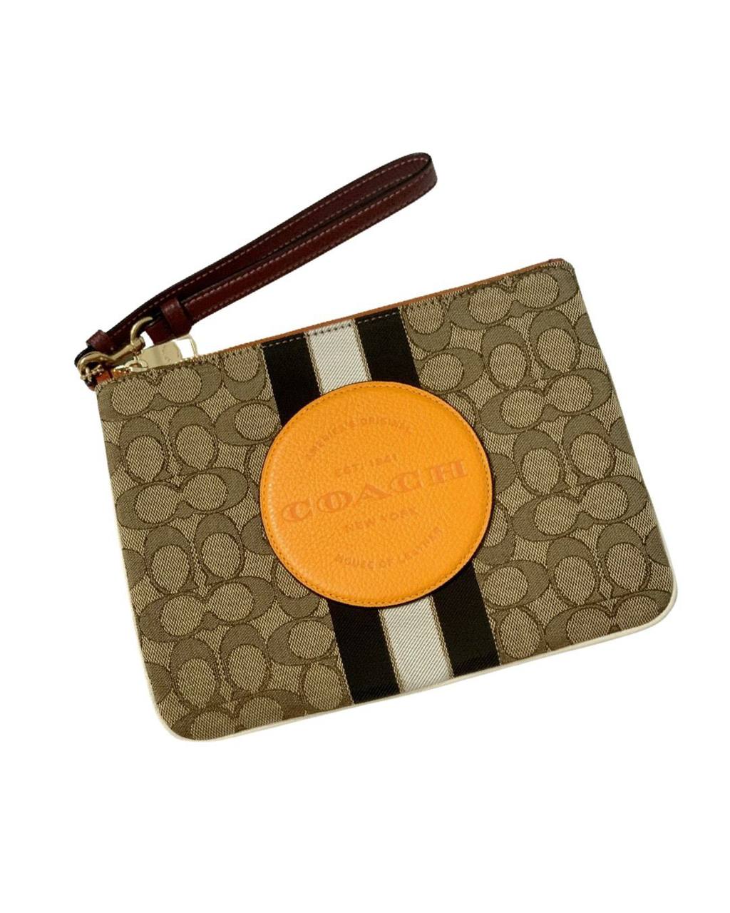 COACH®  Dempsey Large Phone Wallet In Signature Jacquard With