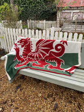 Load image into Gallery viewer, Flag Blanket - Full colour Welsh Flag