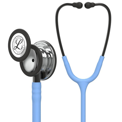 Littmann Classic III Stethoscope Mirror Ceil Blue Smoke Stem 5959 - Image 1 of 7