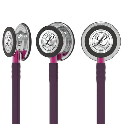 Littmann Classic III Stethoscope Mirror Plum Pink Stem 5960 - Image 5 of 8