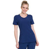 Cherokee Scrubs Top 2XL Cherokee Infinity 2624A Scrubs Top Women's Round Neck Navy