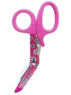 Prestige Medical Utility Scissors Daisies Hot Pink Prestige StyleMate Utility Scissor
