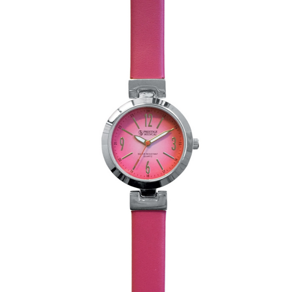 Prestige High Fashion Leather Watch Hot Pink