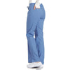 Cherokee Workwear Core Stretch 24001 Scrubs Pants Women's Low Rise Drawstring Cargo Ciel Blue 3XL