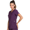 Cherokee Infinity 2625A Scrubs Top Women's Mock Wrap Eggplant 3XL