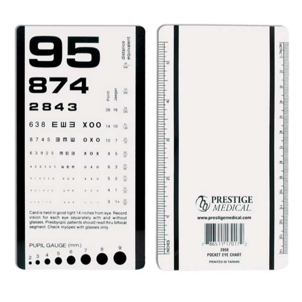 Prestige Pocket Eye Chart