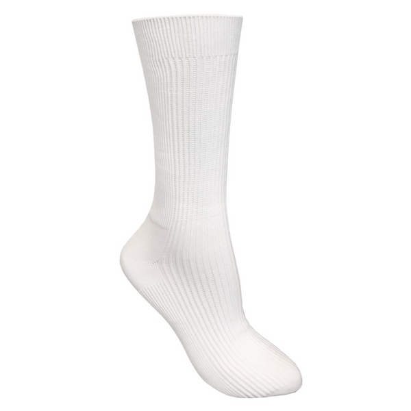 Prestige 9" nurse compression socks White