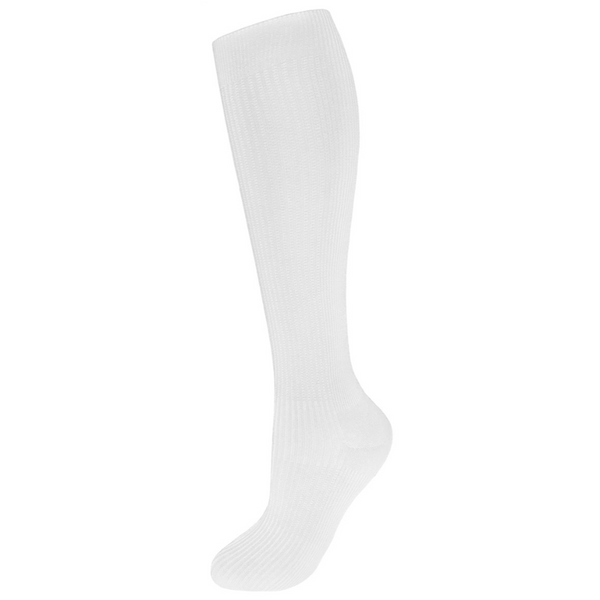 Prestige 12" standard compression socks Prestige 12" standard compression socks White