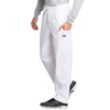 Cherokee Workwear 4000 Scrubs Pants Men's Drawstring Cargo White 3XL