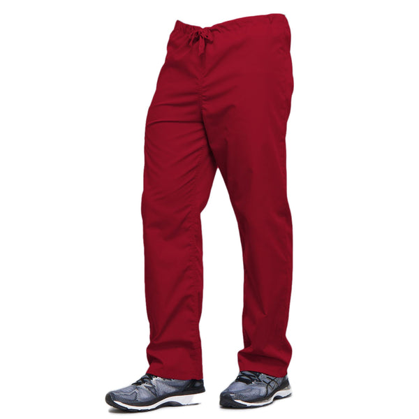 Cherokee Workwear 4100 Scrubs Pants Unisex Drawstring Cargo Red 4XL