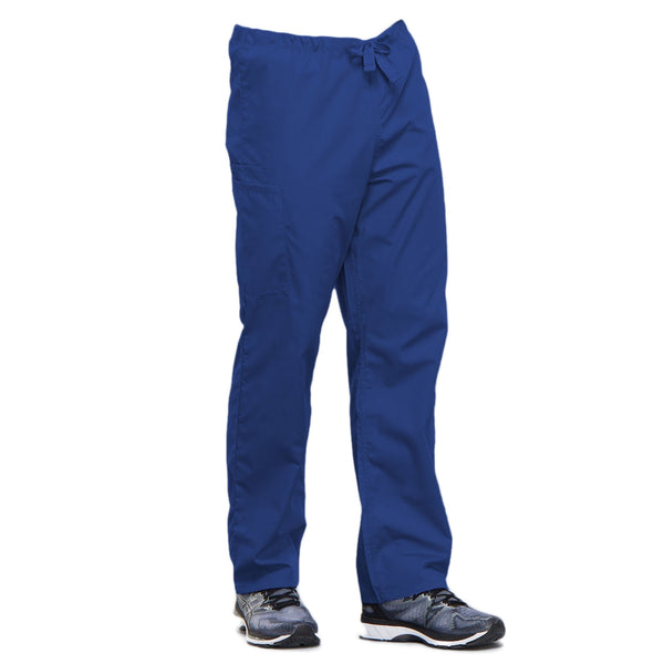 Cherokee Workwear 4100 Scrubs Pants Unisex Drawstring Cargo Royal 4XL