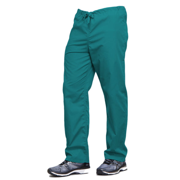 Cherokee Workwear 4100 Scrubs Pants Unisex Drawstring Cargo Teal Blue 4XL