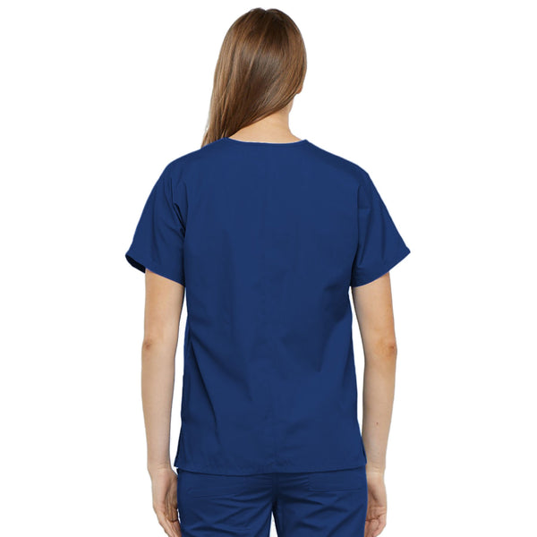 Cherokee Workwear 4700 Scrubs Top Women's V-Neck Galaxy Blue 3XL