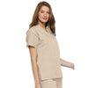 Cherokee Workwear 4700 Scrubs Top Women's V-Neck Khaki 5XL