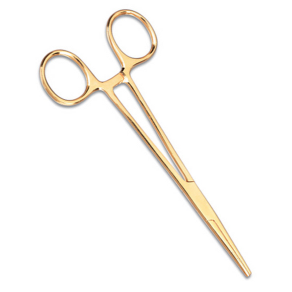 Prestige 5.5" Gold Plated Kelly Forceps