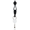 Prestige Retractable Neck Lanyard Black Red Blue