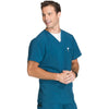 Cherokee Infinity CK900A Scrubs Top Men's V-Neck Caribbean Blue 5XL