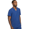 Cherokee Infinity CK900A Scrubs Top Men's V-Neck Galaxy Blue 5XL